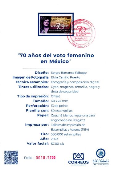 Imagen de 70 Años del voto femenino en México