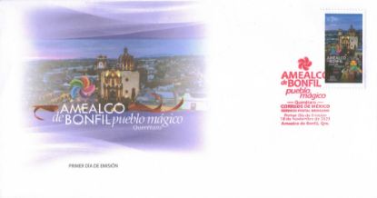 Imagen de Timbre postal: Amealco de Bonfil, Qro. Pueblo Mágico