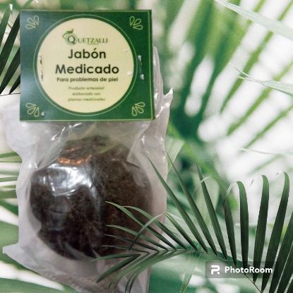 Imagen de Jabón para problemas de piel Quetzalli
