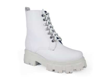 Imagen de Botas Plataformas #500 Vinipiel Blanco