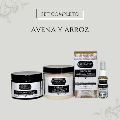 Imagen de Set con avena y arroz (suave aclarante)