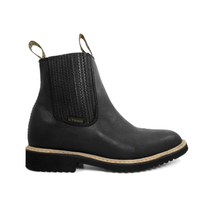 Imagen de Botas Botines  De Trabajo Hombre Vaquero Uso Rudo 100% Piel 