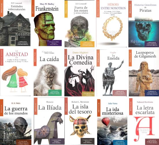 Imagen de Paquete 25 libros surtidos Biblioteca escolar EMU