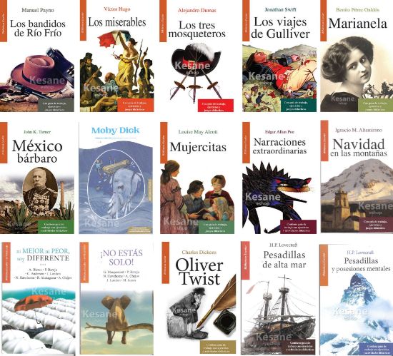 Imagen de Paquete 25 libros surtidos Biblioteca escolar EMU