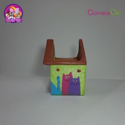 Imagen de MACETA CASA DE GATOS