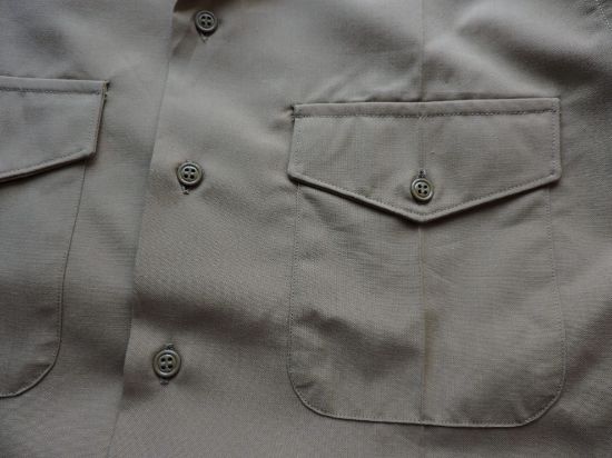 Imagen de Camisa Tipo Militar Talla L (16.5) Hombre Café Original