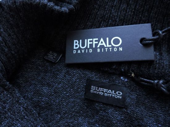 Imagen de Suéter Buffalo David Bitton Talla Xl Hombre Original Negro N