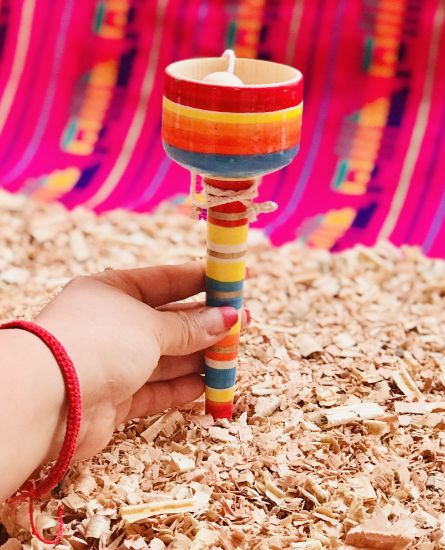 Imagen de 1 BALERO COPA DE MADERA - JUGUETE ARTESANAL MEXICANO