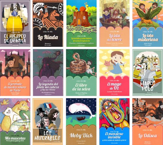 Imagen de Coleccion completa Clasicos para niños EMU