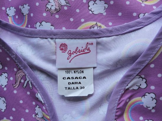 Imagen de Playera casaca P/ Dentista Pediatra Talla 30 Mujer Nueva Unicornios