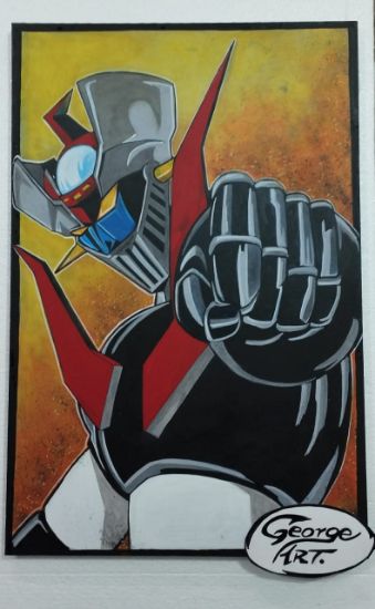 Imagen de CUADRO ARTESANAL DE MAZINGER Z