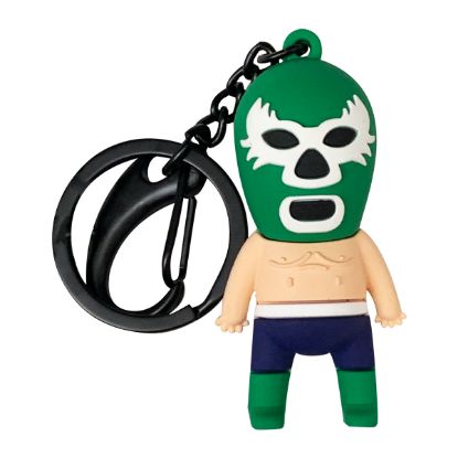 Imagen de By Mexico Llavero 3D Shishitas verde luchador 