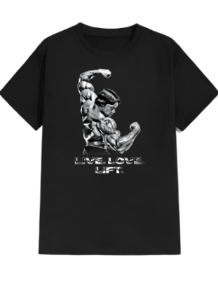 Imagen de Playera manga corta 100% algodón diseño estampado "Arnold"