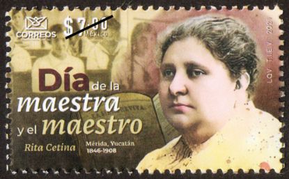 Imagen de Timbre postal: Día de la maestra y el maestro