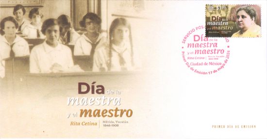 Imagen de Timbre postal: Día de la maestra y el maestro