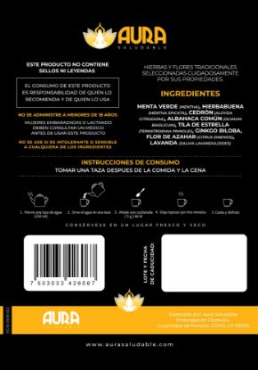 Imagen de Té Sin Stevia Aura Serena 100% Natural 200g