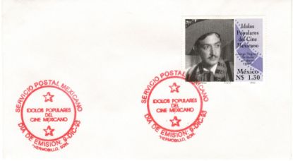 Imagen de SOBRE PRIMER DÍA ESTAMPILLA DE JORGE NEGRETE 1993 