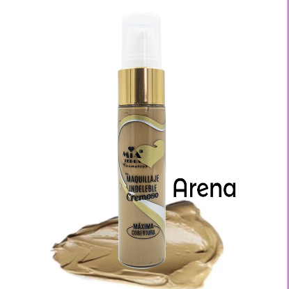 Imagen de Maquillaje Facial Cremoso Indeleble Acabado Mate Mia Terra Cosmetics