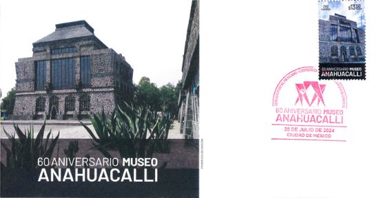 Imagen de Timbre postal: 60 Aniversario del Museo Anahuacalli