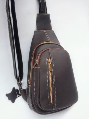 Imagen de BANDOLERA PECHERA CRUZADA DE PIEL GRUESA CRAZY 