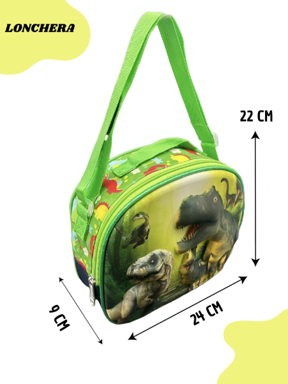 Imagen de Mochila combo Escolar Con Luz Led, Lonchera Y Lapicera Niños