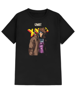 Imagen de Playera manga corta 100% algodón gym Xmen Gambito