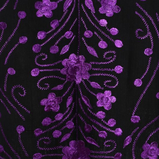 Picture of Rebozo de floreado morado PRESIDENCIA