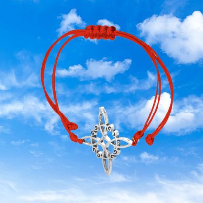 Imagen de Nudo de Bruja Z Curado Uso Rudo en Pulsera Roja AA AJUSTABLE Dije Curado e Intensionado IDTECCUPF&=