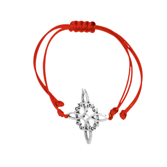 Imagen de Nudo de Bruja Z Curado Uso Rudo en Pulsera Roja AA AJUSTABLE Dije Curado e Intensionado IDTECCUPF&=
