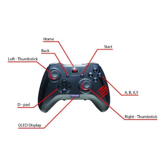 Imagen de Control De Juegos Alambrico Mad Catz THE AUTHENTIC C.A.T. 7