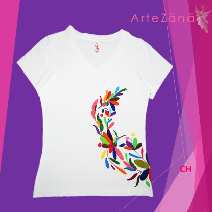 Imagen de Playera CH con bordado de tenangos (2)