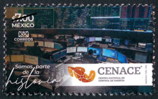Imagen de Timbre postal: Somos parte de la historia, Centro Nacional de Control de Energía (CENACE)