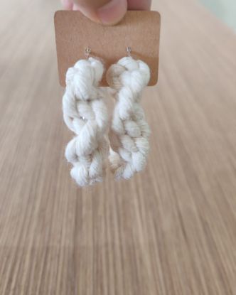 Imagen de Aretes de macramé 