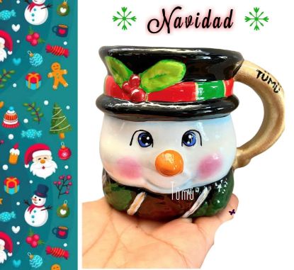 Imagen de Taza muñeco de nieve