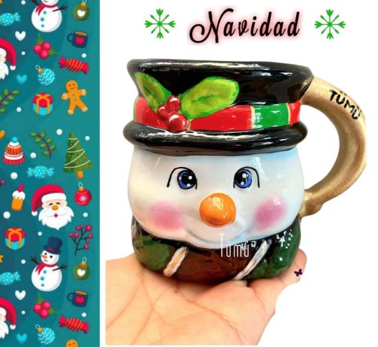 Imagen de Taza muñeco de nieve