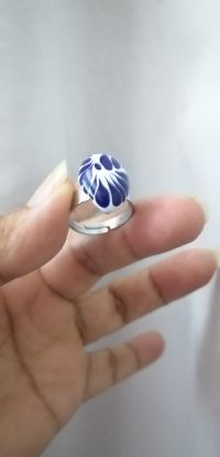 Imagen de Anillo corazón talavera