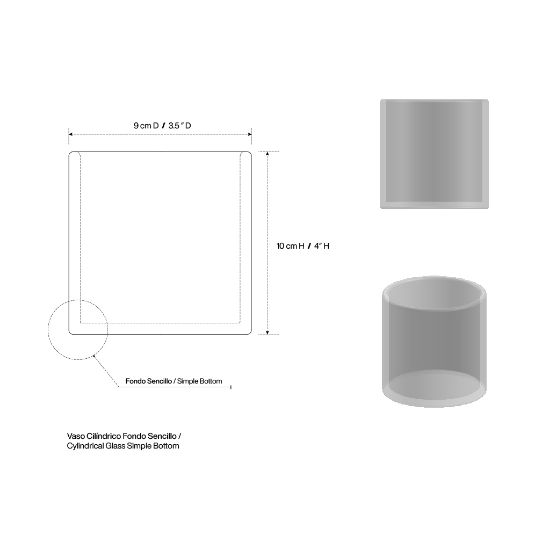 Imagen de VASOS VIDRIO SOPLADO ÍNDIGO