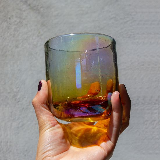 Imagen de VASOS VIDRIO SOPLADO IRIS