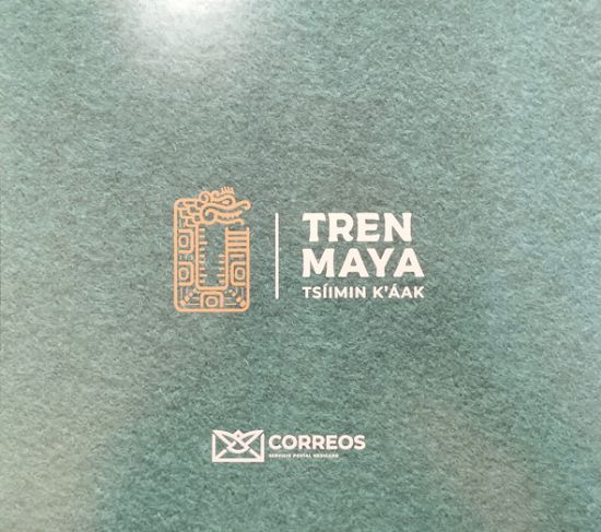 Imagen de Timbre postal: Folder Tren Maya