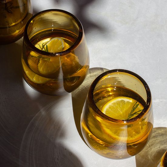 Imagen de SET DE VASOS PERA | "ÁMBAR"