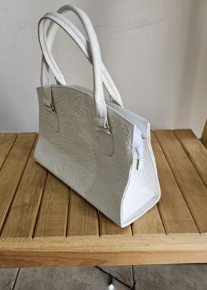 Imagen de Bolsa Blanca Piel Mujer