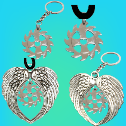 Imagen de 1 Cruz Orlada Acero Inoxidable Poderosisimo Talisman Protector  Curado e Intensionado, Alta Durabilidad En Collar o Llavero o en Alas de Angel x1-Lopi