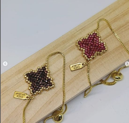 Imagen de PULSERA TREBOL DOBLE VISTA