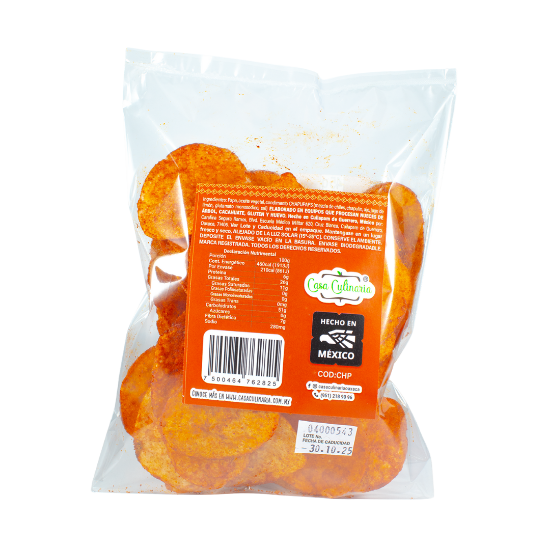 Imagen de Chapupaps Papas Fritas sabor Chapulín Casa Culinaria 6 pack