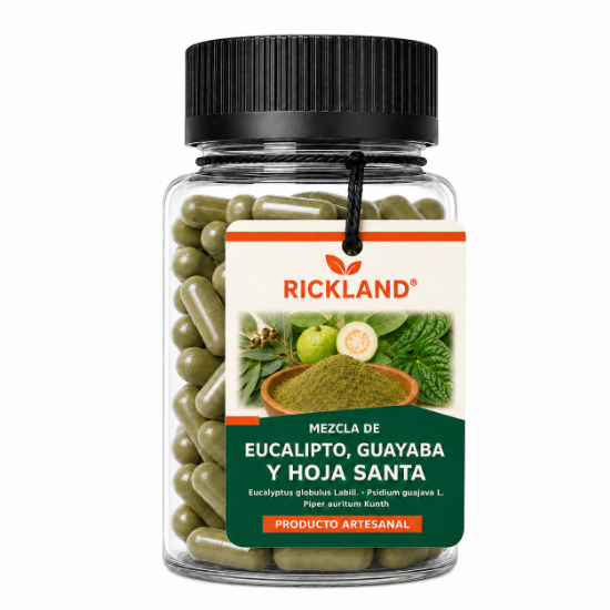 Imagen de EUCALIPTO, GUAYABA Y HOJA SANTA – 90 CÁPSULAS