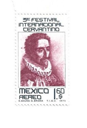 Imagen de 3ER FESTIVAL INTERNACIONAL CERVANTINO 1975 MINT MIGUEL DE CERVANTES SAAVEDRA