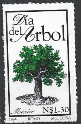 Imagen de ESTAMPILLA DE MEXICO DIA DEL ARBOL 1994 NUEVA