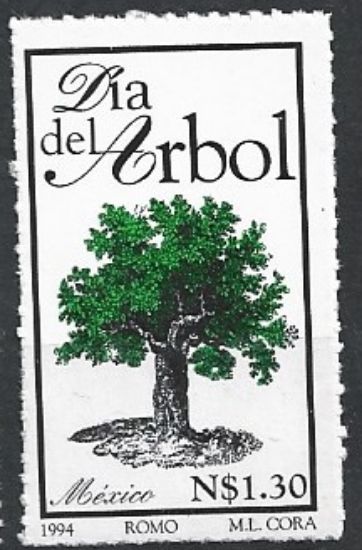 Imagen de ESTAMPILLA DE MEXICO DIA DEL ARBOL 1994 NUEVA