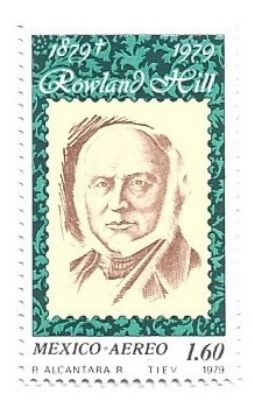 Imagen de ESTAMPILLA MEXICO CONMEMORATIVA SIR ROWLAND HILL EL CREADOR DE LA ESTAMPILLA , NUEVA 1979