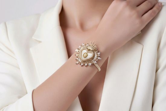 Imagen de Cordel De Luna Pulsera Sagrado Corazón 1 Pieza